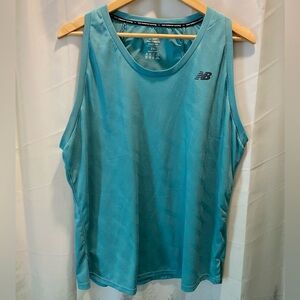 New Balance Women's Turquoise Athletic Tank Top